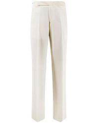 Lardini - Straight-Leg Wool Trousers - Lyst