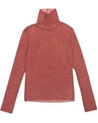 CALLIPYGIAN - Top De Malla Con Cuello Vuelto - Lyst