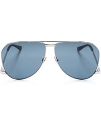 Saint Laurent - Sl690 Dust Pilot-frame Sunglasses - Lyst