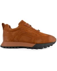 Linda Baumann - Panelled Leather Sneakers - Lyst