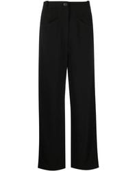 KHAITE - Gerade High-Waist-Hose - Lyst