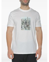 ARMANI EXCHANGE - Graphic-Print T-Shirt - Lyst