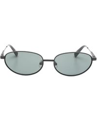 Jacquemus - X Linda Farrow Lunettes De Soleil À Monture Ovale - Lyst