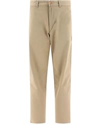 ANDBLUE - Cotton-Blend Trousers - Lyst