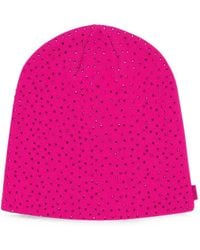 Sp5der - Skully Rhinestone-Embellished Beanie Hat - Lyst