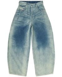 DIESEL - Relaxed Jeans High Waist 1987 D-Khelz - Lyst