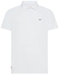 Sun 68 - Logo-Patch Short-Sleeve Polo Shirt - Lyst