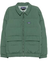 Patagonia - Quilted Logo-Patch Jacket - Lyst