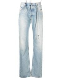 The Attico - Washed Denim Jeans - Lyst