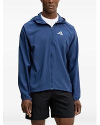 adidas - Hooded Zip-Fastening Jacket - Lyst