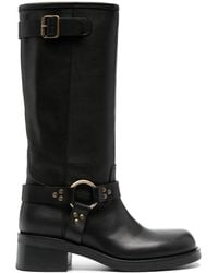 P.A.R.O.S.H. - 50Mm Leather Boots - Lyst
