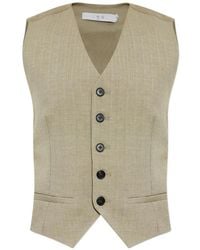 IRO - V-Neck Button-Up Waistcoat - Lyst