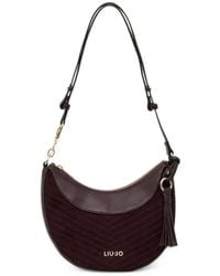 Liu Jo - Chevron-Quilted Tassel-Detail Shoulder Bag - Lyst