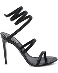 Rene Caovilla - Juniper Stiletto Sandals With Iconic Snake Strap - Lyst