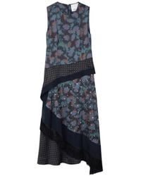 3.1 Phillip Lim - Desert Flower Layered Asymmetric Midi Dress - Lyst
