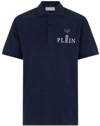 Philipp Plein - Logo-Embroidered Polo T-Shirt - Lyst