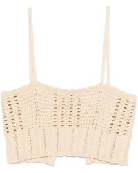 forte_forte - Knitted Crop Top - Lyst