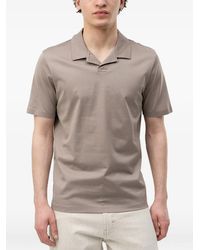 HUGO - Dimers Logo-Patch Notch-Collar T-Shirt - Lyst