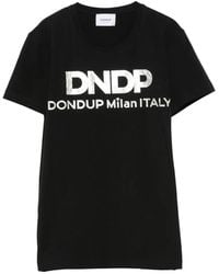 Dondup - Logo-Print Cotton T-Shirt - Lyst