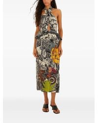 FARM Rio - Ruta Embroidered Lenzing Ecovero Euroflax Maxi Dress - Lyst