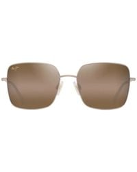 Maui Jim - Lipine Square-Frame Sunglasses - Lyst
