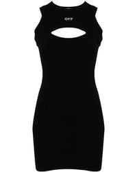 Off-White c/o Virgil Abloh - Layered Sleeveless Mini Dress With - Lyst