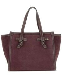 MARCELLA CLUB - Suede Tote Bag - Lyst