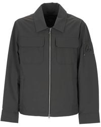 Moose Knuckles - Logo-Patch Zip-Up Jacket - Lyst