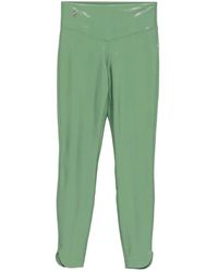 MACRON - Metallic-Effect Performance Leggings - Lyst