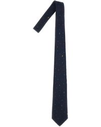 Paul Smith - Embroidered Silk Tie - Lyst