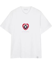 Stella McCartney - Crochet-Heart T-Shirt - Lyst