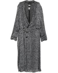 SAPIO - Shawl-Lapel Coat - Lyst