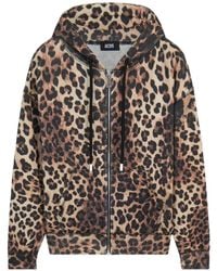 Gcds - Hoodie À Imprimé Léopard - Lyst