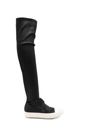 Rick Owens - Canvas Denim Boots - Lyst