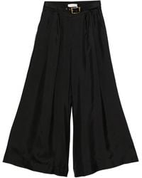Zimmermann - Pantaloni Plissé Con Cintura - Lyst