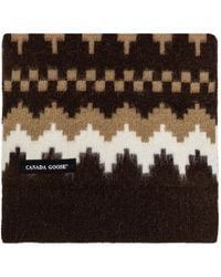 Canada Goose - Écharpe En Maille Fair Isle - Lyst