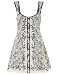 ALÉMAIS - Airlie Mini-jurk Met Bloemenprint - Lyst