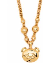 Moschino - Teddy Bear-Pendant Necklace - Lyst