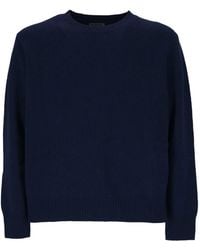 Roy Rogers - Crew-Neck Wool Sweater - Lyst