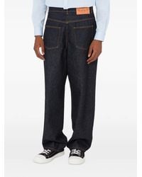 Moschino - Jean À Coutures Contrastantes - Lyst