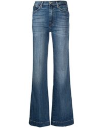 7 For All Mankind Modern Dojo Soho Flared Jeans - Blue