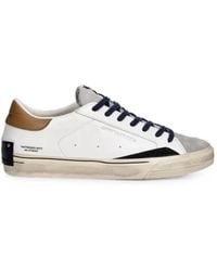 Crime London - 2.0 Distressed Panelled Sneakers - Lyst