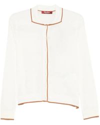 Max Mara - Vest Met Contrasterende Afwerking - Lyst