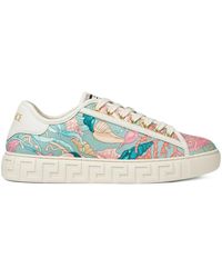 Versace - Underwater Barocco Greca Sneakers - Lyst