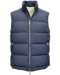 Eleventy - Quilted Padded Gilet - Lyst