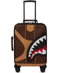 Sprayground - Hennyville Checked-Shark Suitcase - Lyst