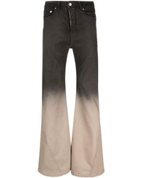 Rick Owens - Gradient-effect Flared Jeans - Lyst