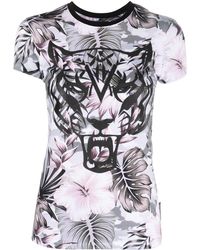 Philipp Plein - T-Shirt mit Tiger-Print - Lyst