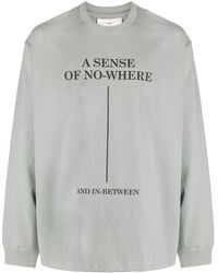 Song For The Mute - Sweatshirt mit "A Sense of Nowhere"-Print - Lyst