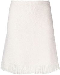 Chloé - Fringed A-Line Miniskirt - Lyst